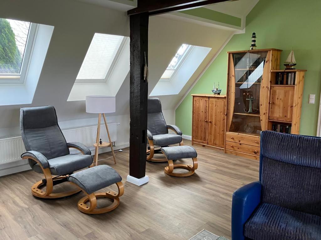 Grosse 4 Sterne Ferienwohnung Beim Boddenstrand Sundhagen-Niederhof Bagian luar foto