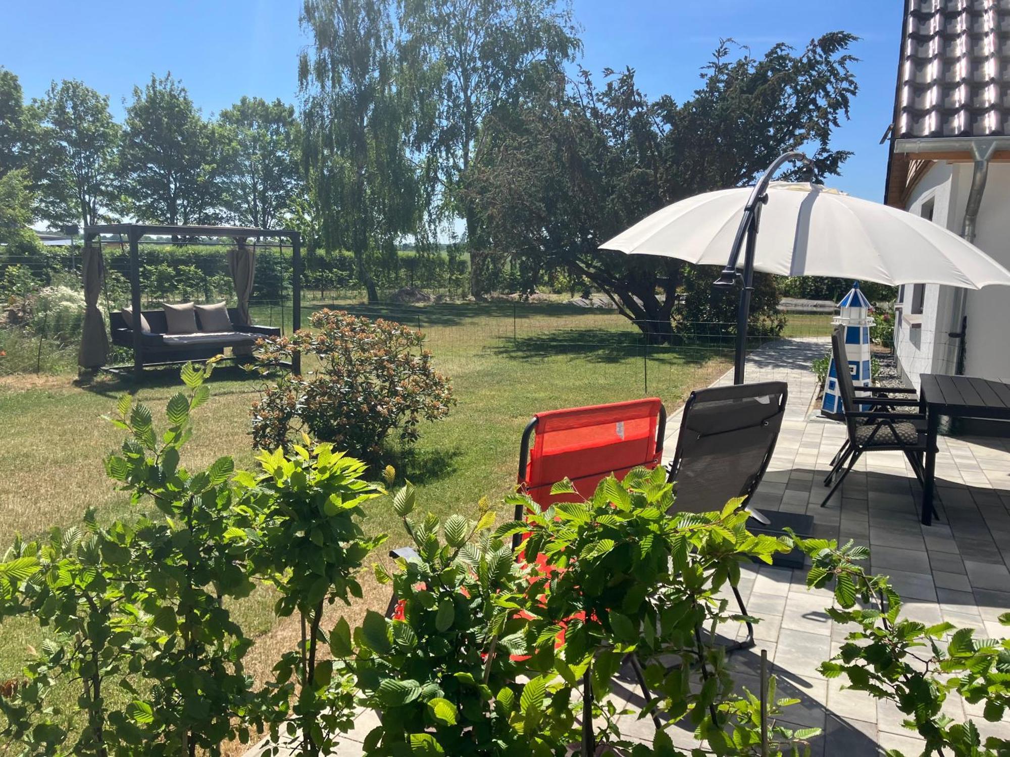 Grosse 4 Sterne Ferienwohnung Beim Boddenstrand Sundhagen-Niederhof Bagian luar foto