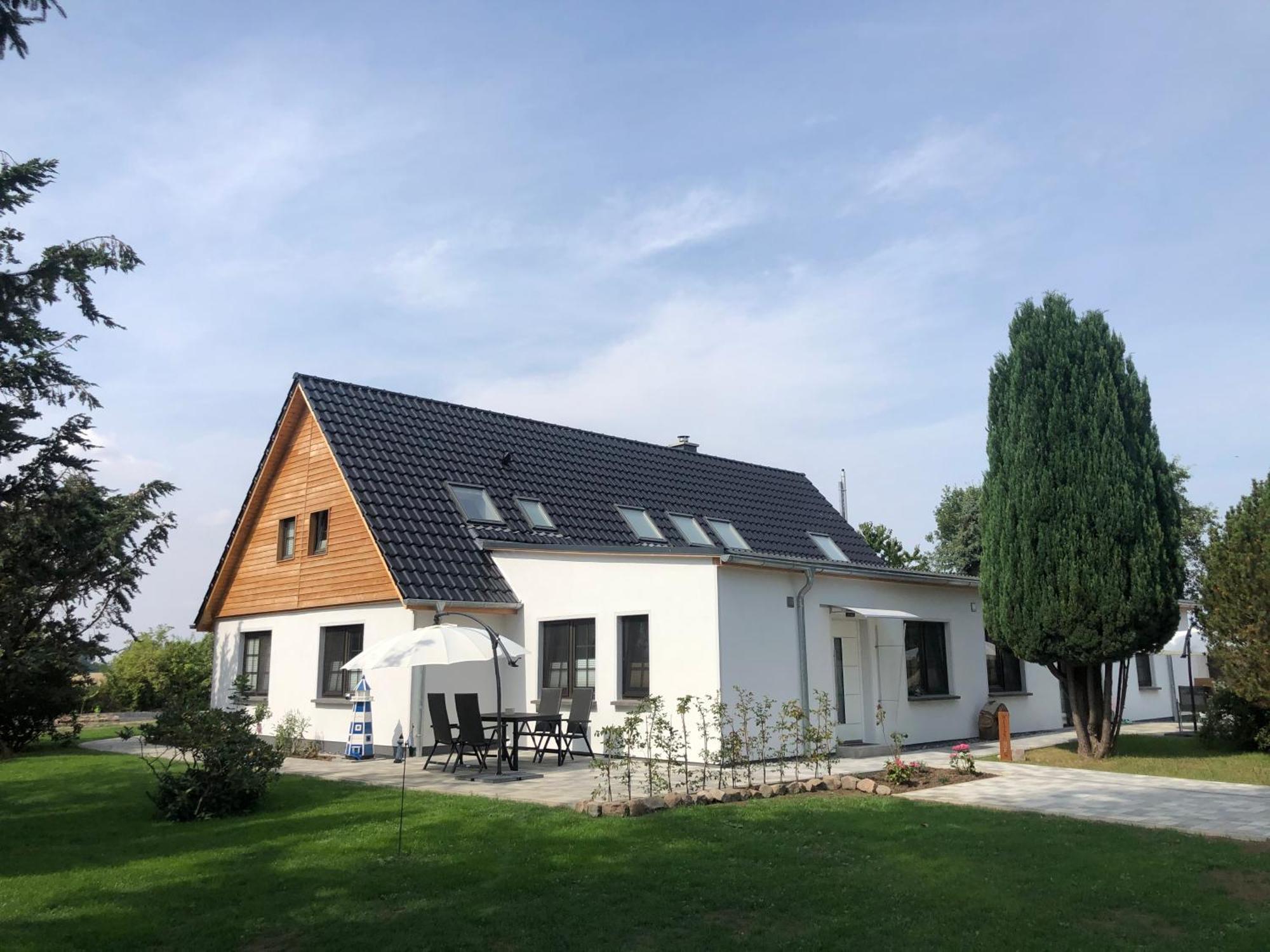 Grosse 4 Sterne Ferienwohnung Beim Boddenstrand Sundhagen-Niederhof Bagian luar foto