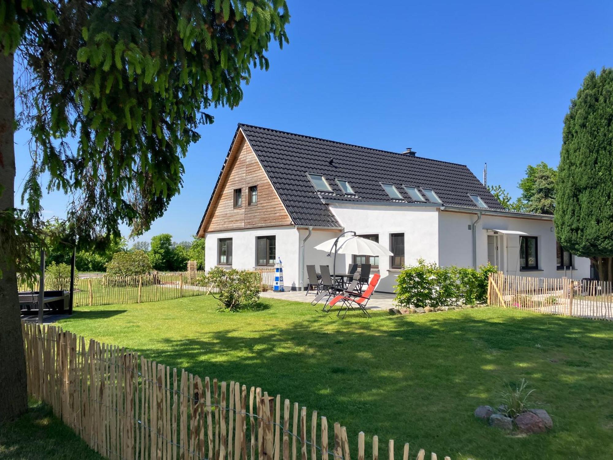 Grosse 4 Sterne Ferienwohnung Beim Boddenstrand Sundhagen-Niederhof Bagian luar foto